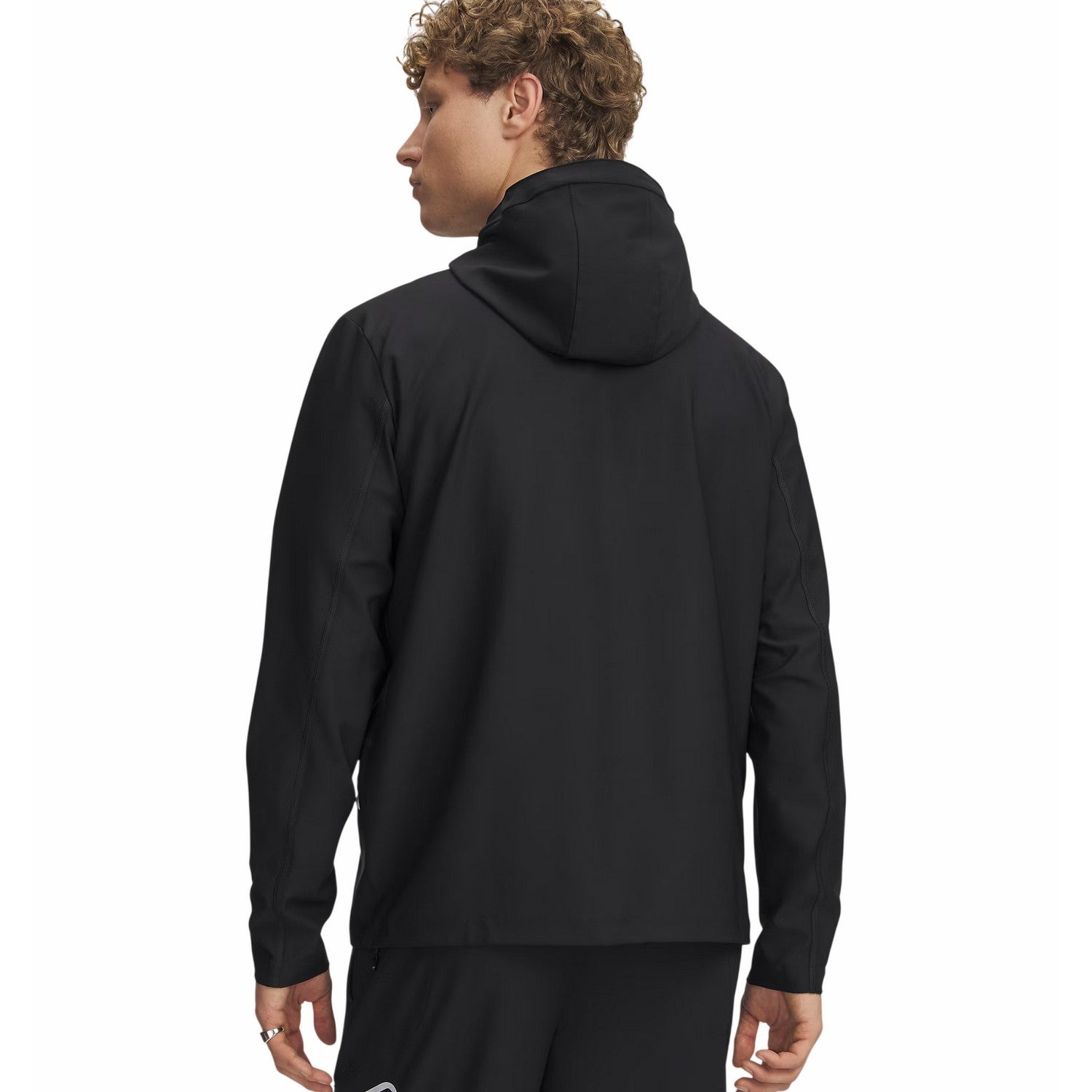 Black-Silver - Back - Under Armour Mens Unstoppable Performance Training Hooded Jacket