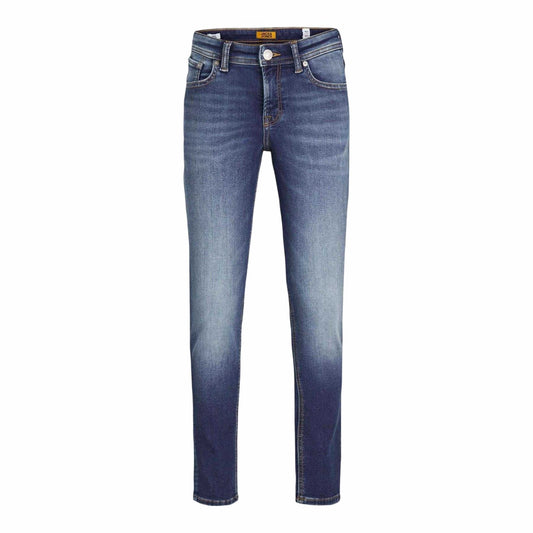 Blue Denim - Front - Jack And Jones Boys Glenn Slim Jeans