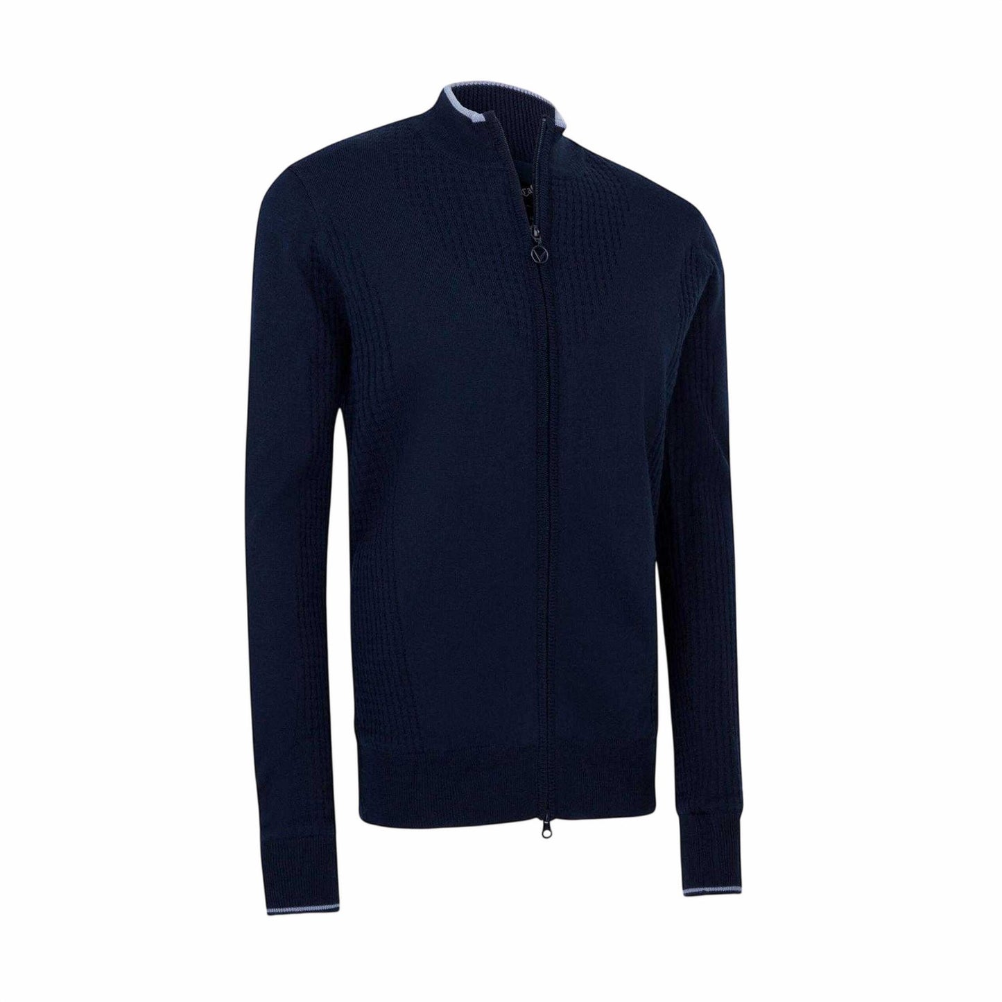 Navy Blue - Front - Callaway Womens-Ladies Wool Mock Neck Regular Sweatshirt