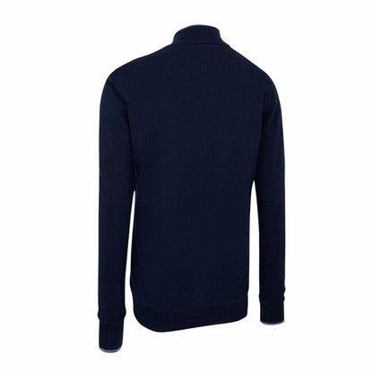 Navy Blue - Back - Callaway Womens-Ladies Wool Mock Neck Regular Sweatshirt