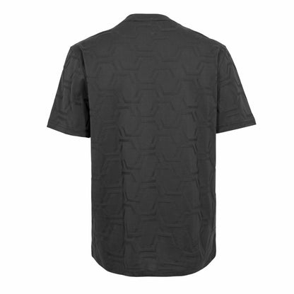 Dark Blue - Back - Boss Mens HexaQuilt Regular T-Shirt