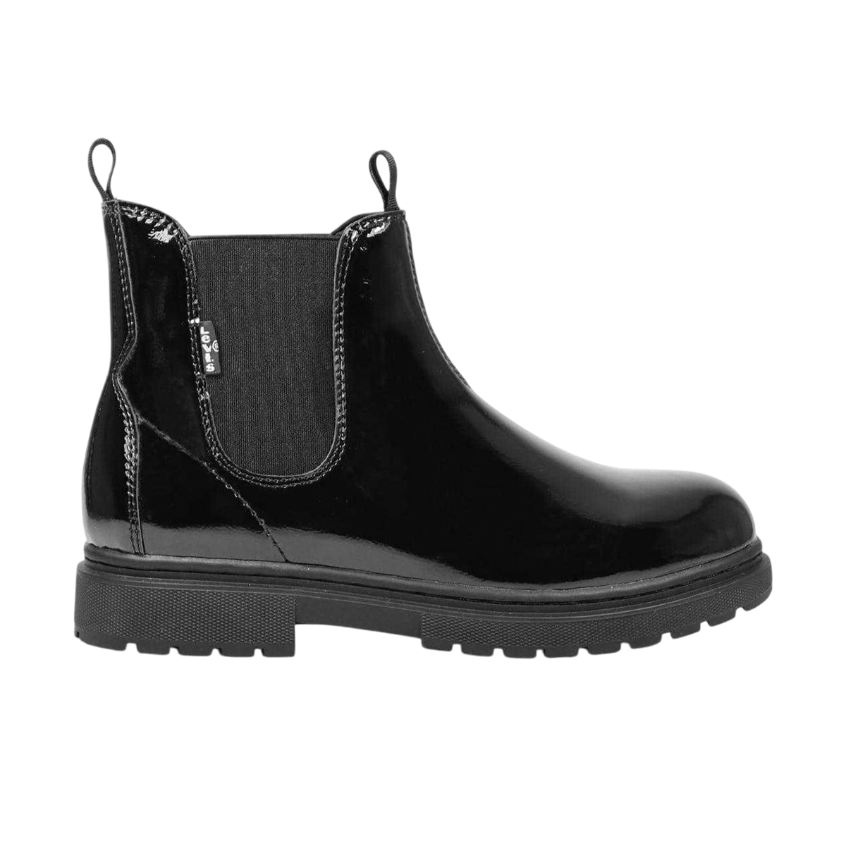 Black - Lifestyle - Levis Childrens-Kids Oliver Chelsea Boots