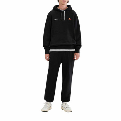 Black - Front - Ellesse Mens Traccota Logo Tracksuit Set