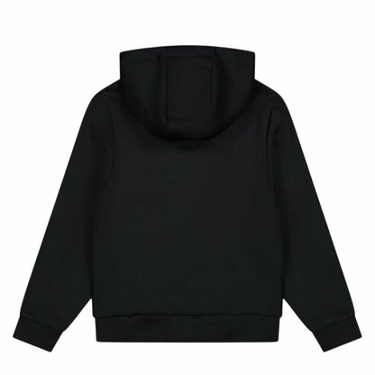 Caviar-Black - Back - Castore Childrens-Kids Logo Polyester Hoodie