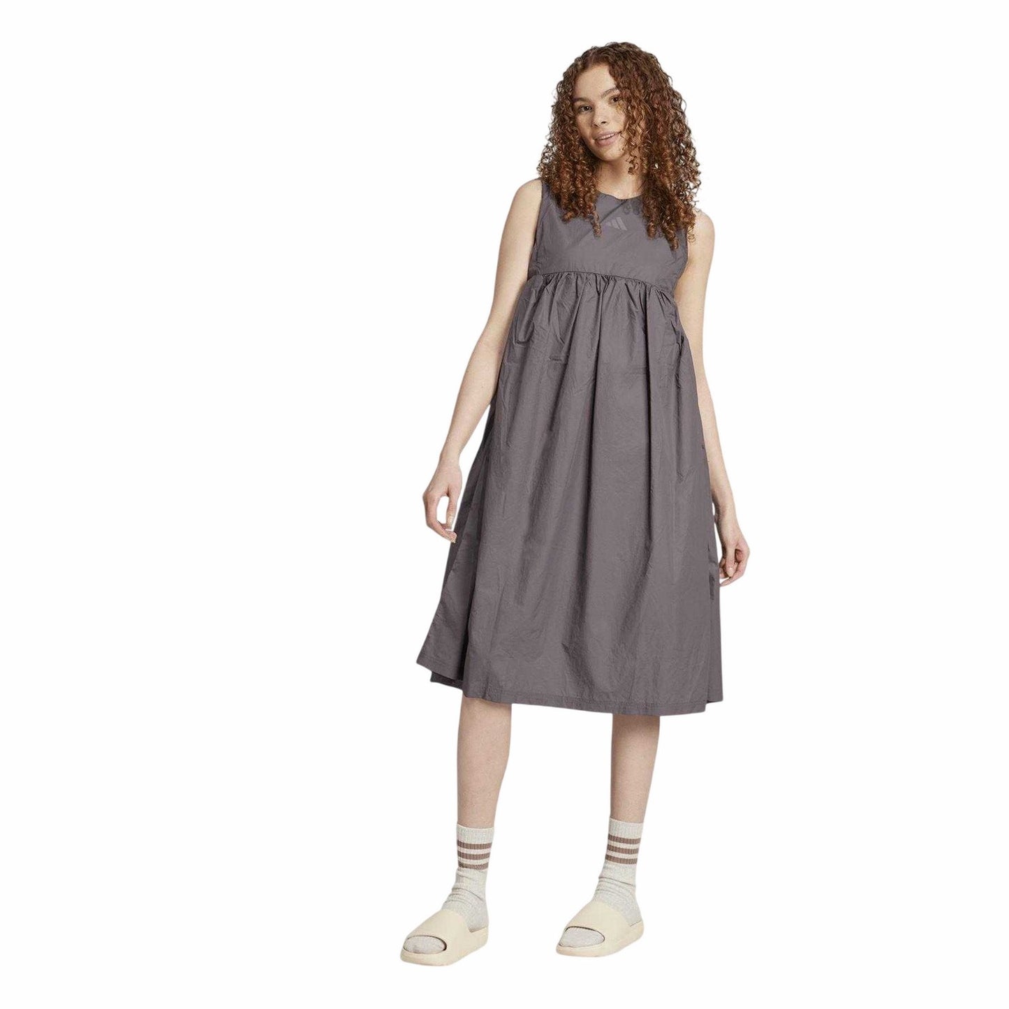 Clay Strata - Side - Adidas Womens-Ladies Maxi Dress