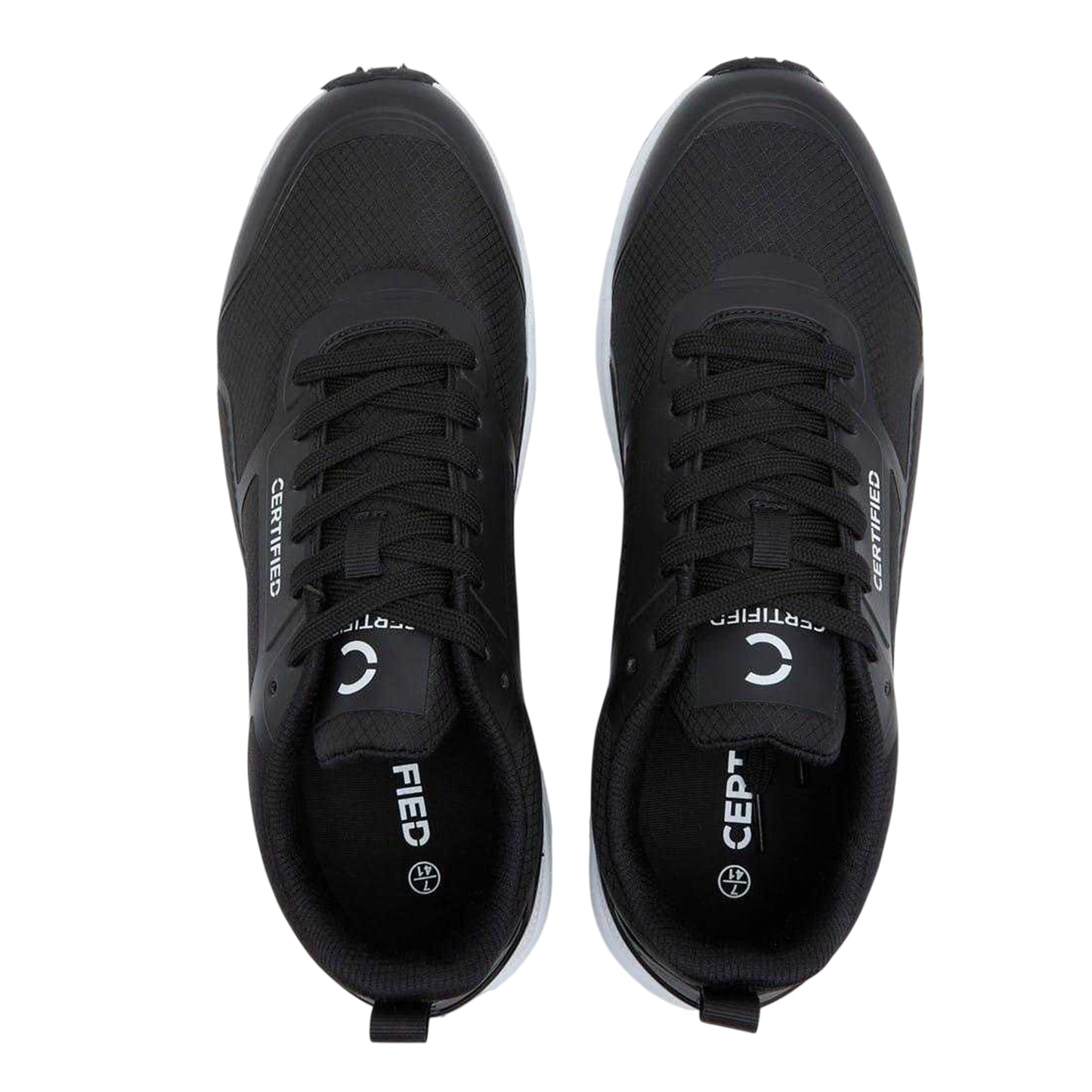 Black-White - Side - Certified Mens CT 475 Low Trainers