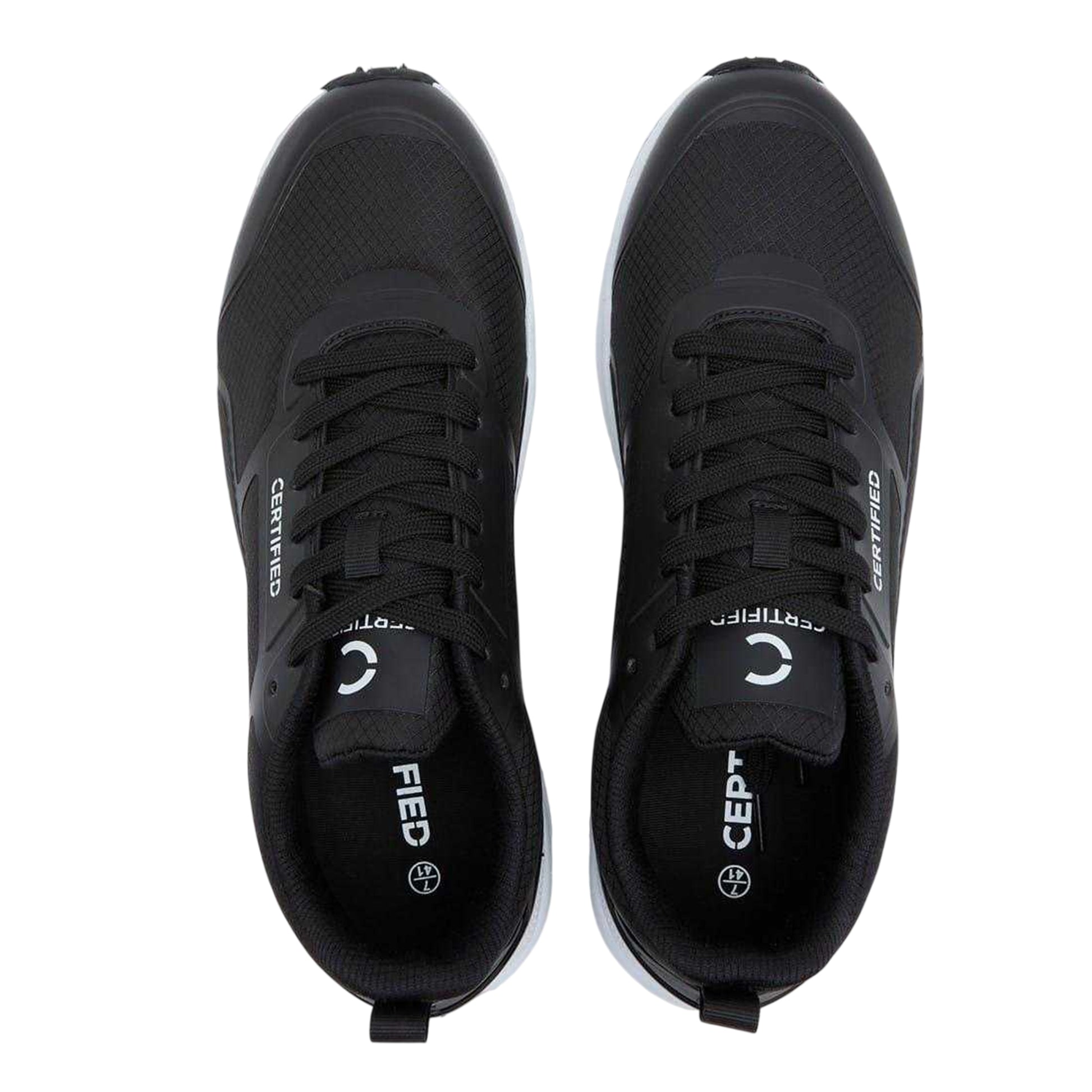 Black-White - Side - Certified Mens CT 475 Low Trainers