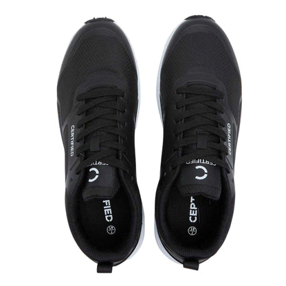 Black-White - Side - Certified Mens CT 475 Low Trainers