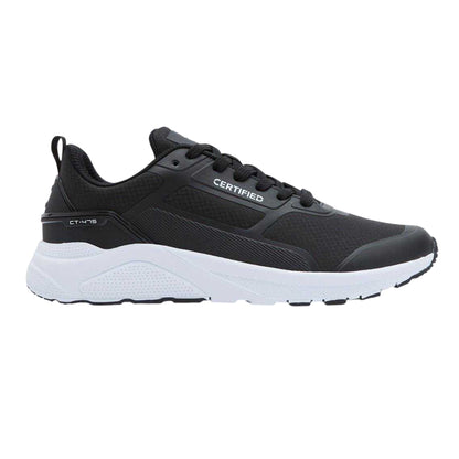 Black-White - Front - Certified Mens CT 475 Low Trainers