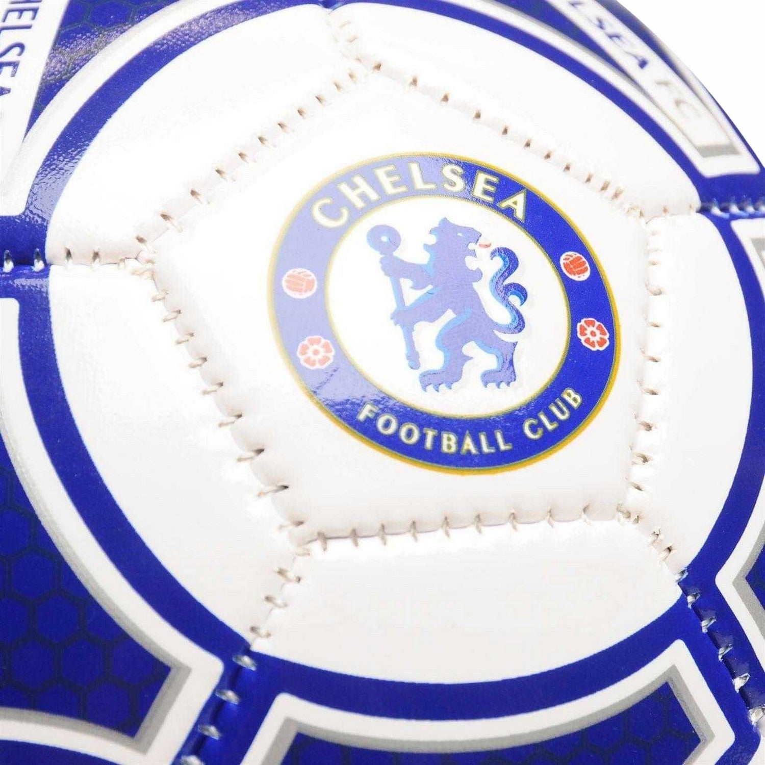 White-Blue - Side - Chelsea FC Team Blast Training Football