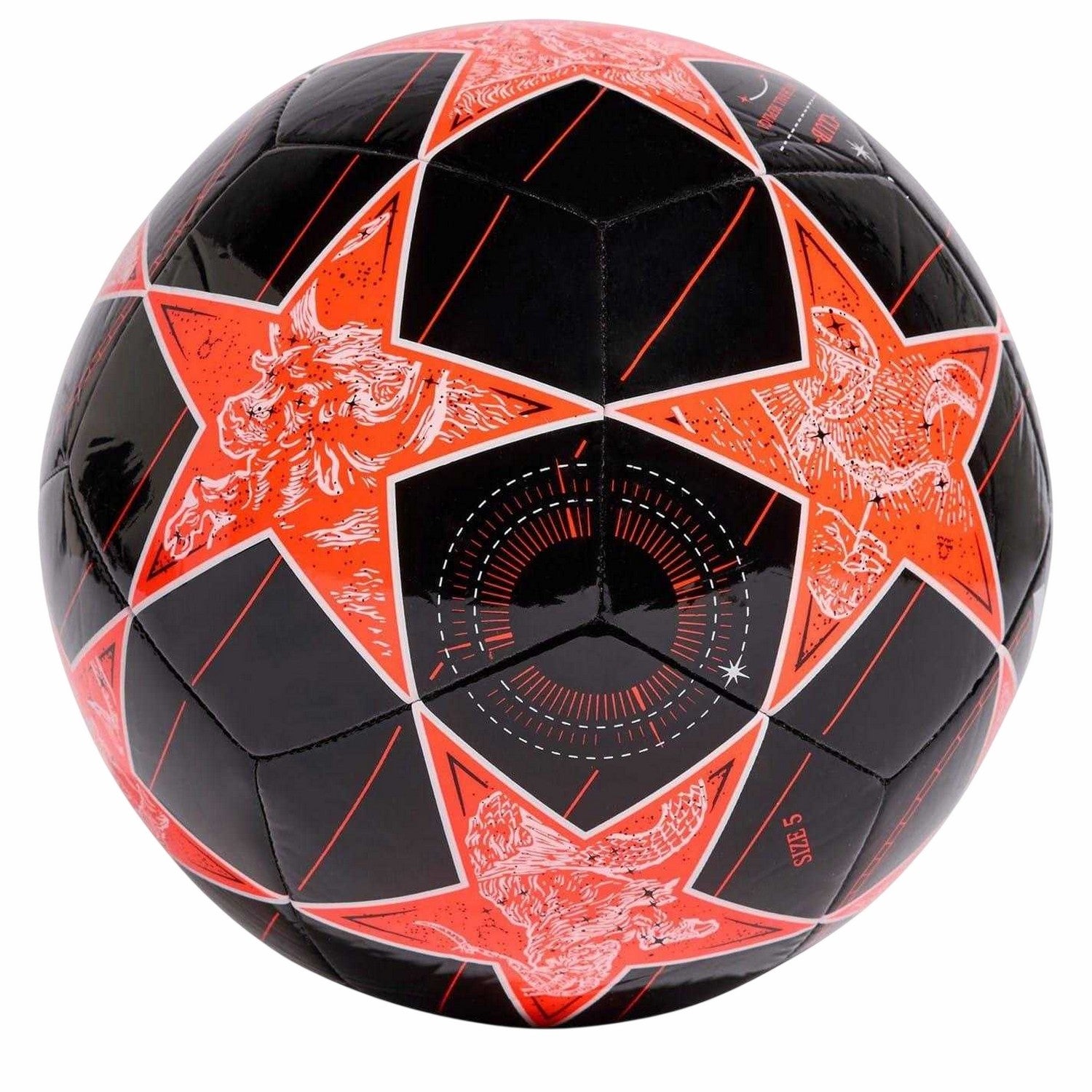 Yellow-Black - Front - Adidas UEFA Champions League Football