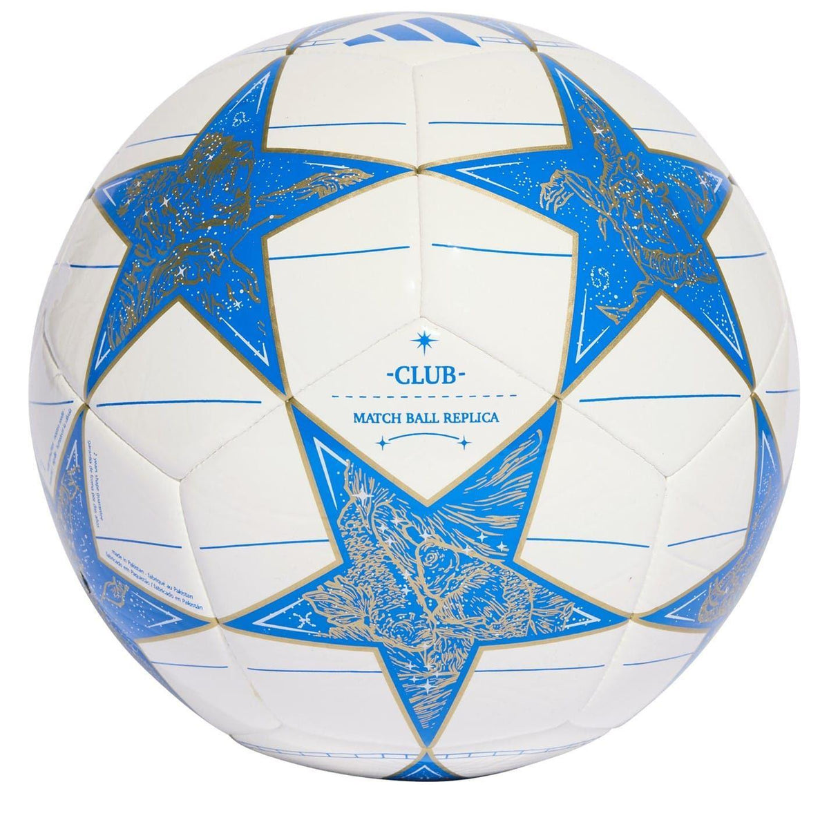White-Blue - Back - Adidas UEFA Champions League Football