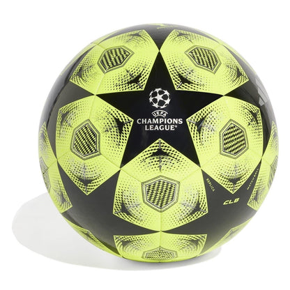 Black-Amber Yellow - Front - Adidas UEFA Champions League Football