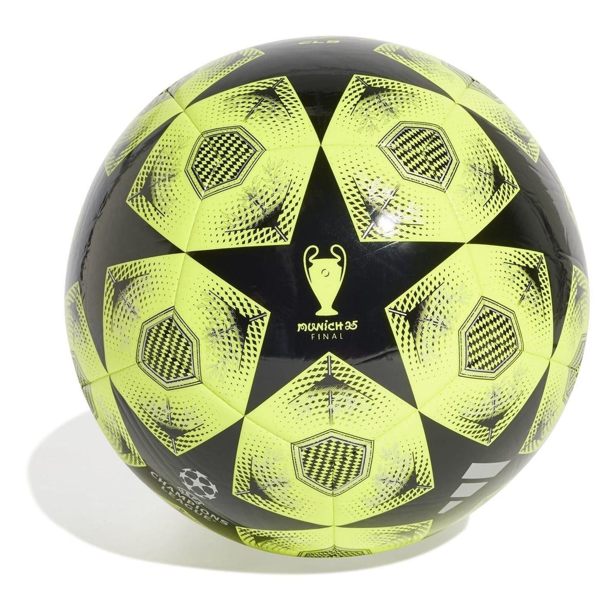 Black-Amber Yellow - Back - Adidas UEFA Champions League Football