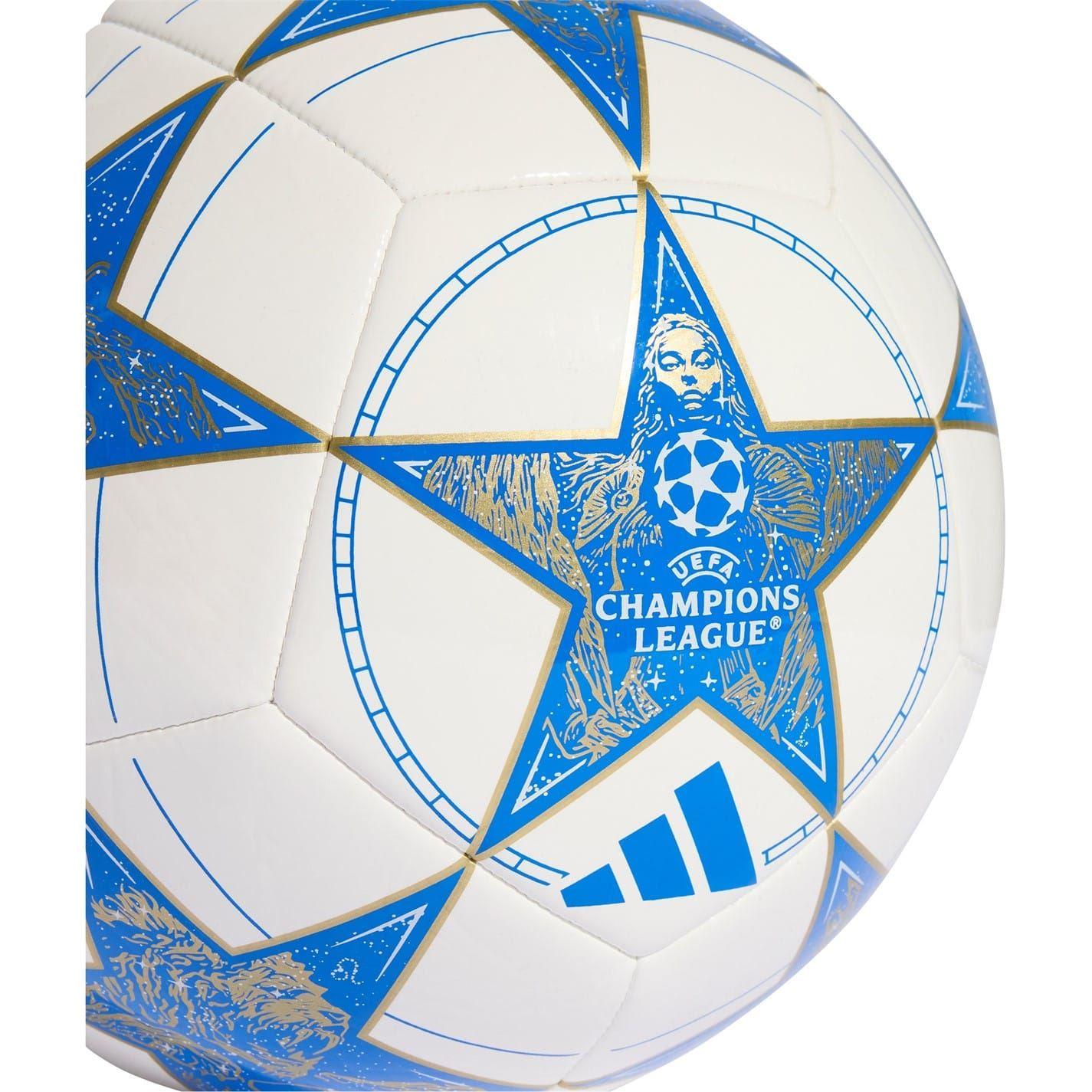 White-Blue - Side - Adidas UEFA Champions League Football