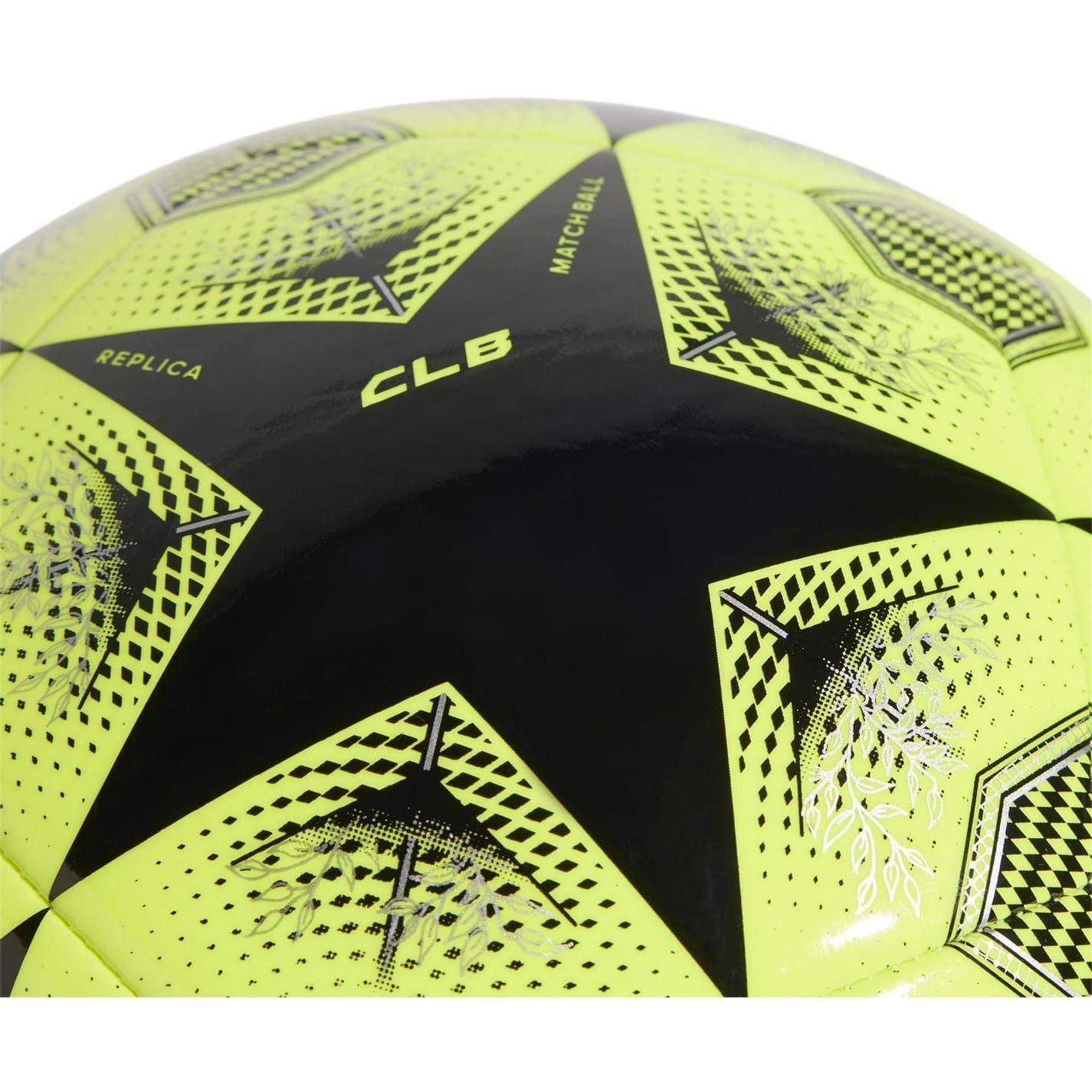 Black-Amber Yellow - Side - Adidas UEFA Champions League Football