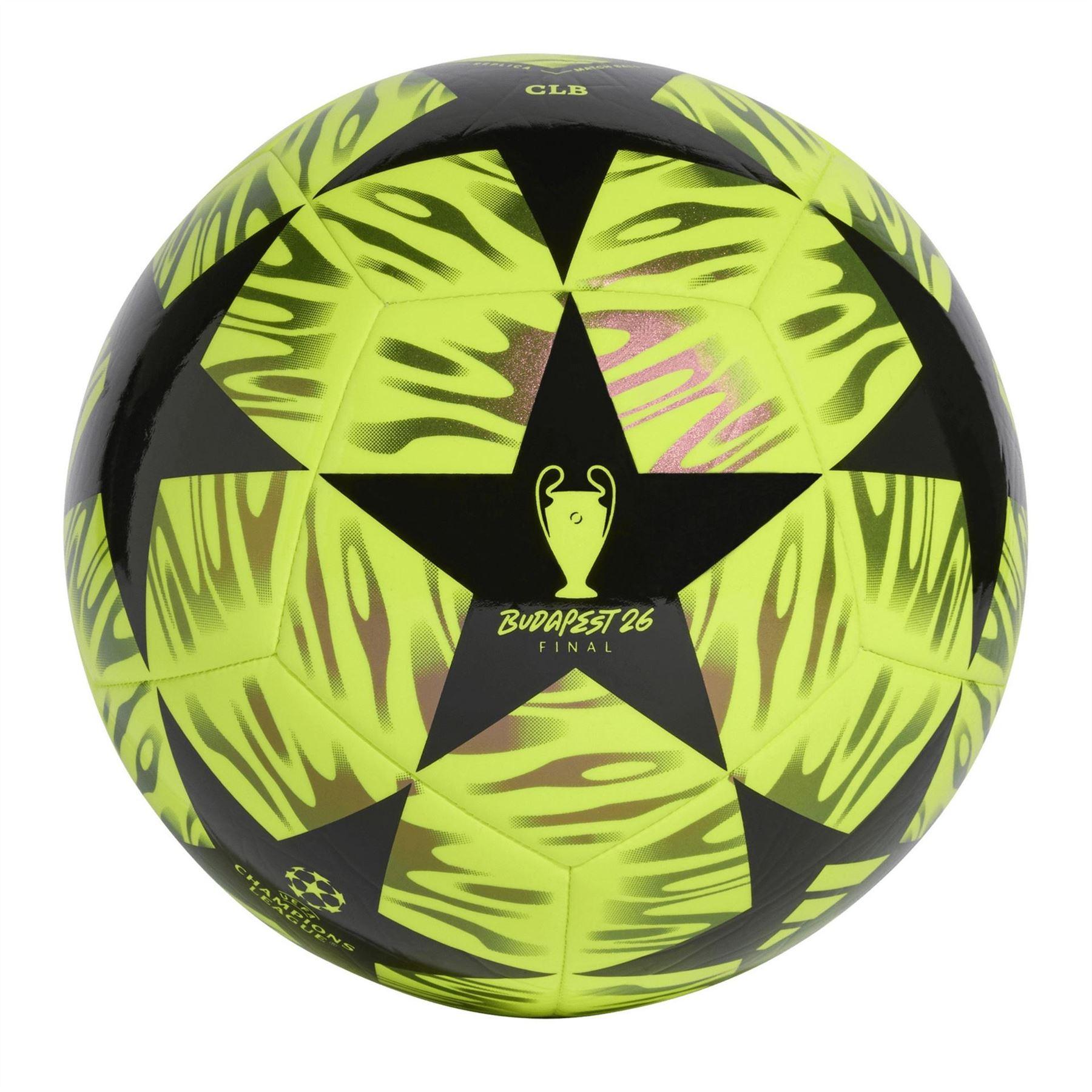Amber Yellow-Black - Back - Adidas UEFA Champions League Football