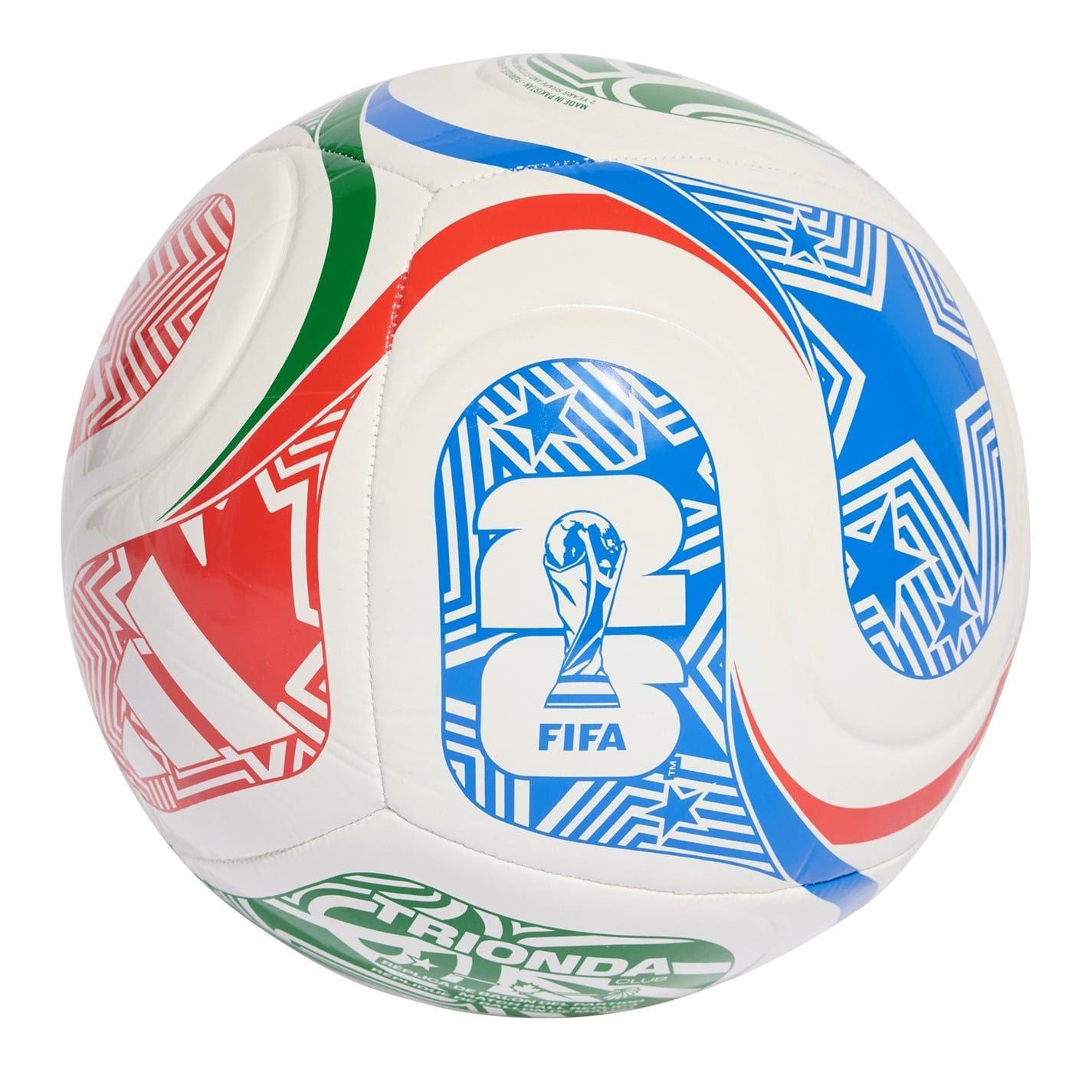 White-Red - Front - Adidas UEFA Champions League Football