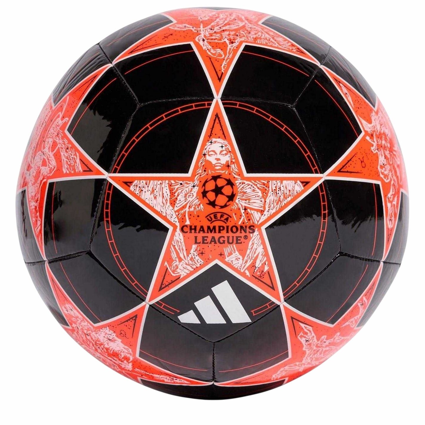 Black-Red - Front - Adidas UEFA Champions League Football