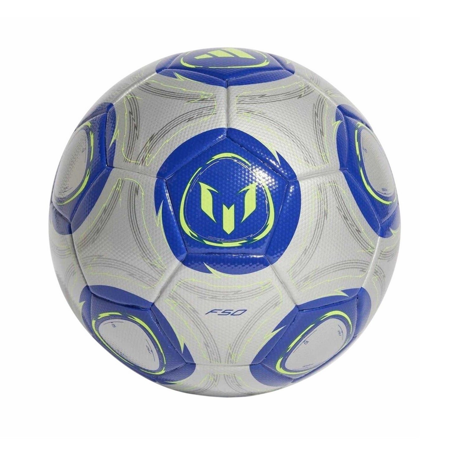 Silver-Blue - Back - Adidas Unisex Adult Messi F50 Football