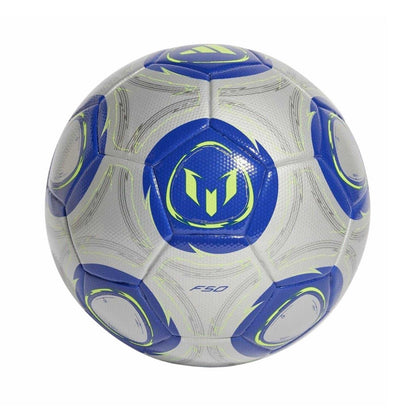Silver-Blue - Back - Adidas Unisex Adult Messi F50 Football