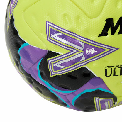 Lime-Purple - Side - Mitre Ultimax Pro Women's FA Cup Football