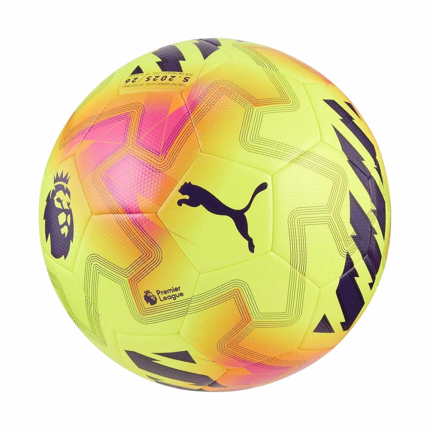 White-Purple - Back - Puma Unisex Adult Geometric Pattern Match Football