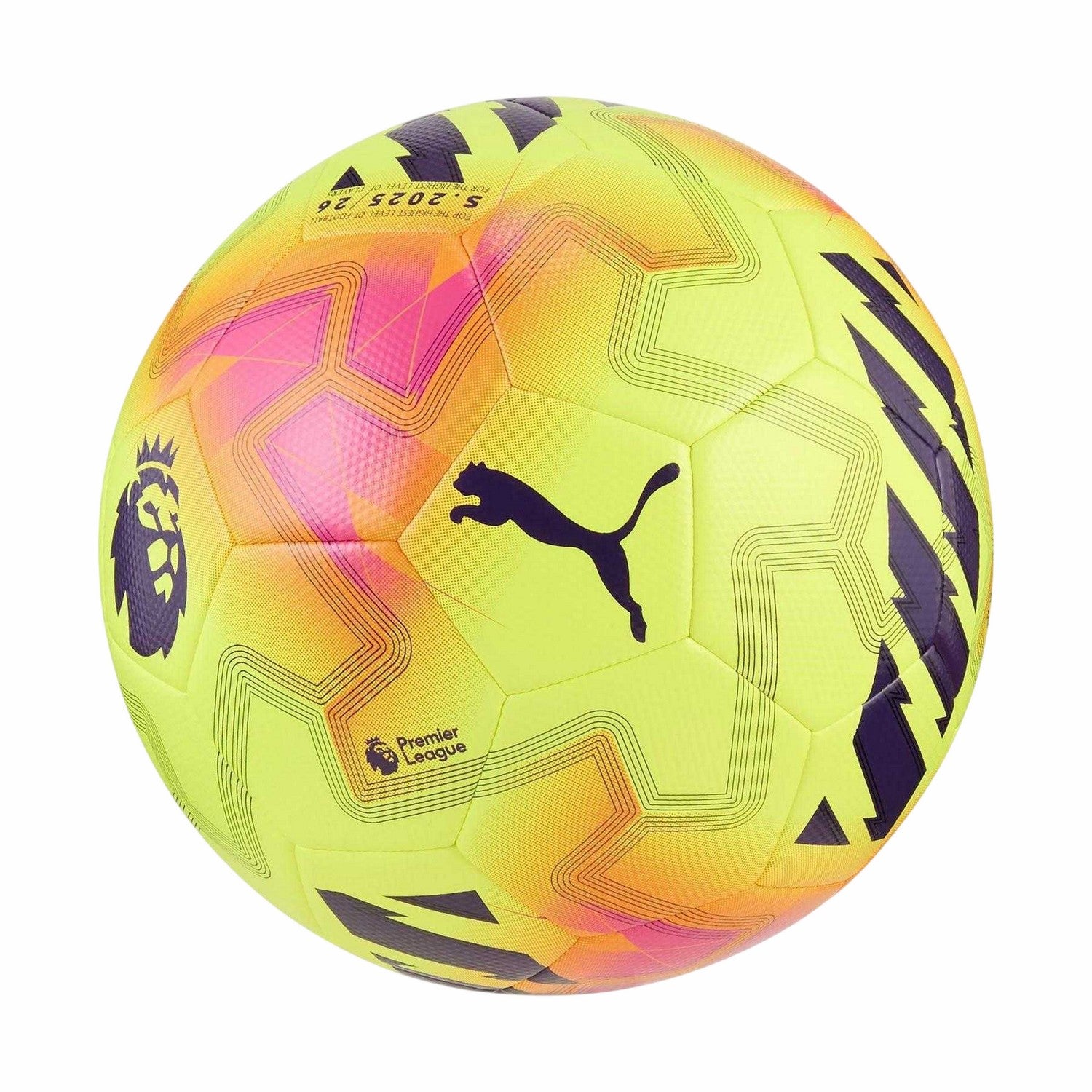 White-Purple - Back - Puma Unisex Adult Geometric Pattern Match Football