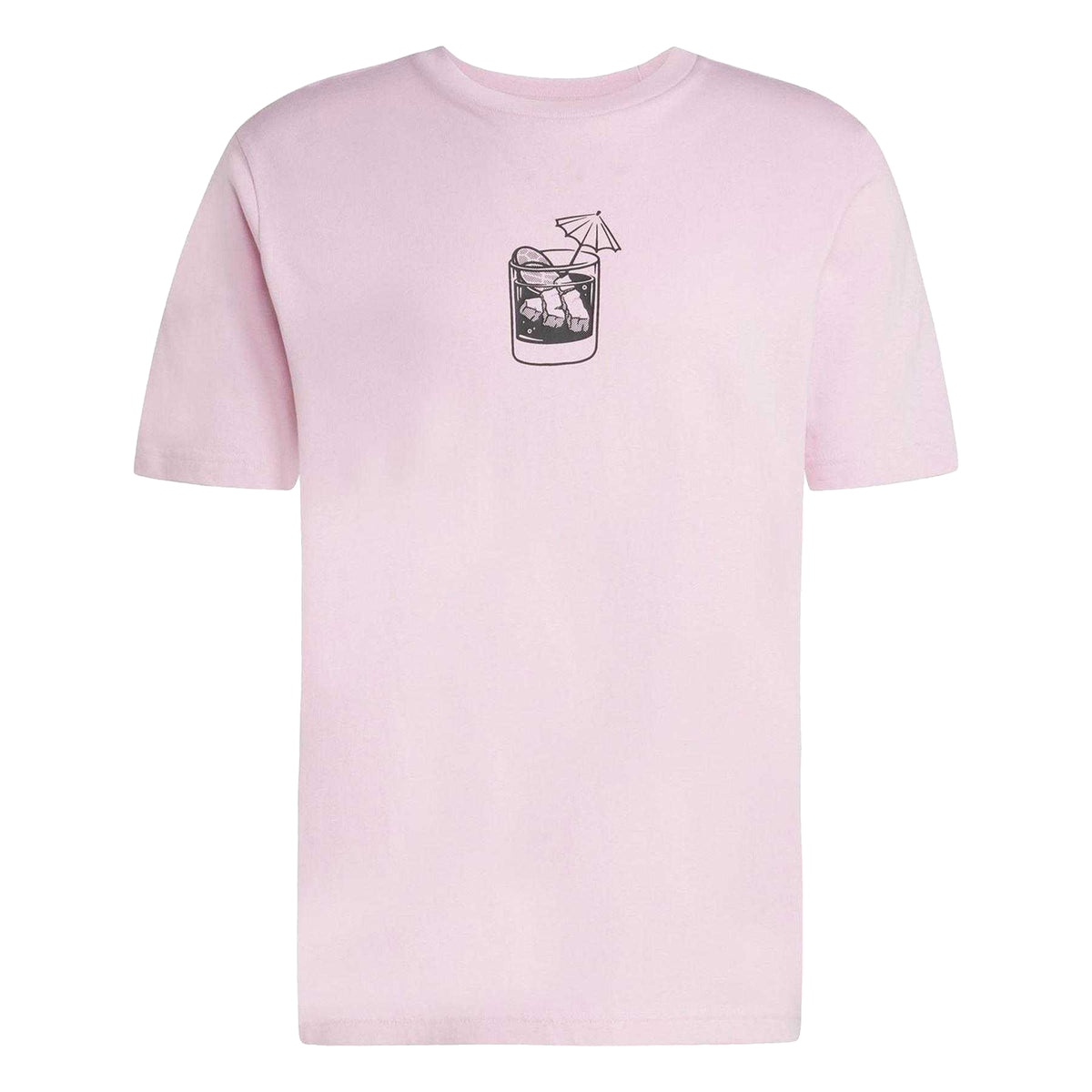 Pink - Back - Adidas Mens Drink Logo T-Shirt