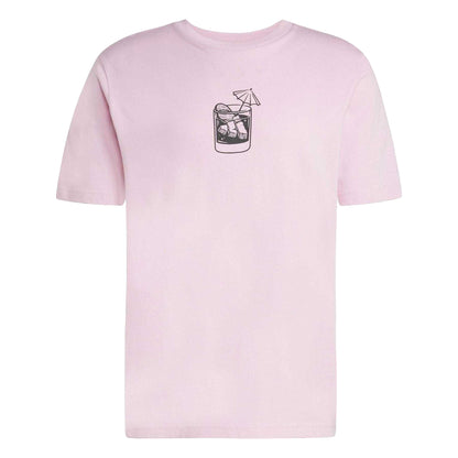 Pink - Back - Adidas Mens Drink Logo T-Shirt