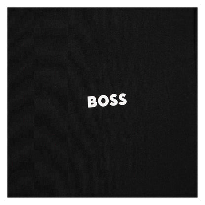 Black - Side - Boss Boys Small Logo T-Shirt