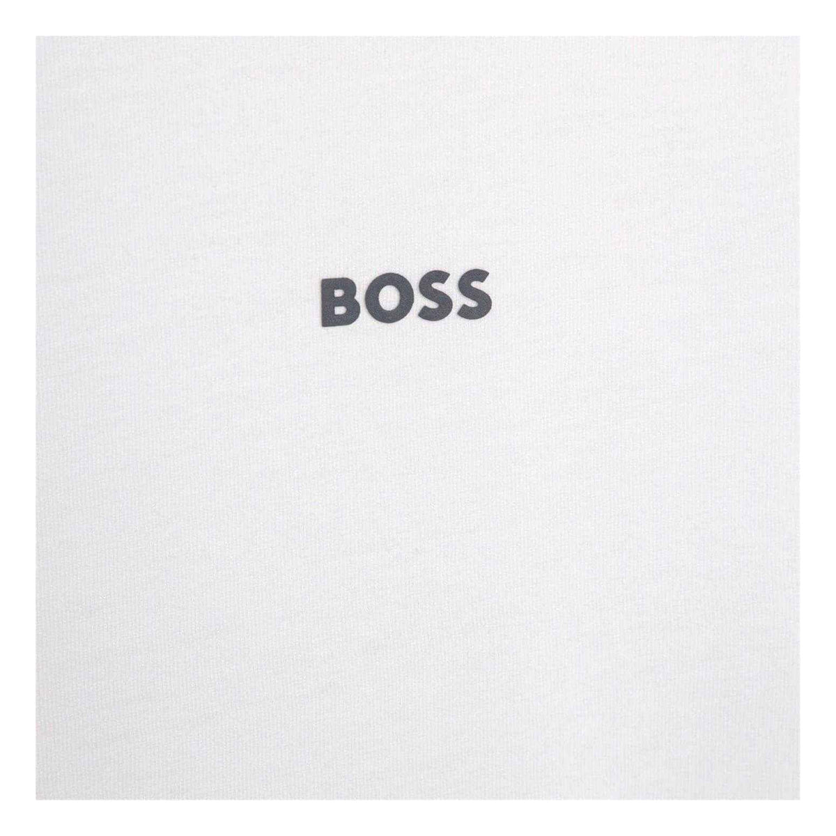 White - Side - Boss Boys Small Logo T-Shirt