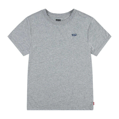 Grey - Front - Levis Childrens-Kids Batwing Logo Crew Neck T-Shirt