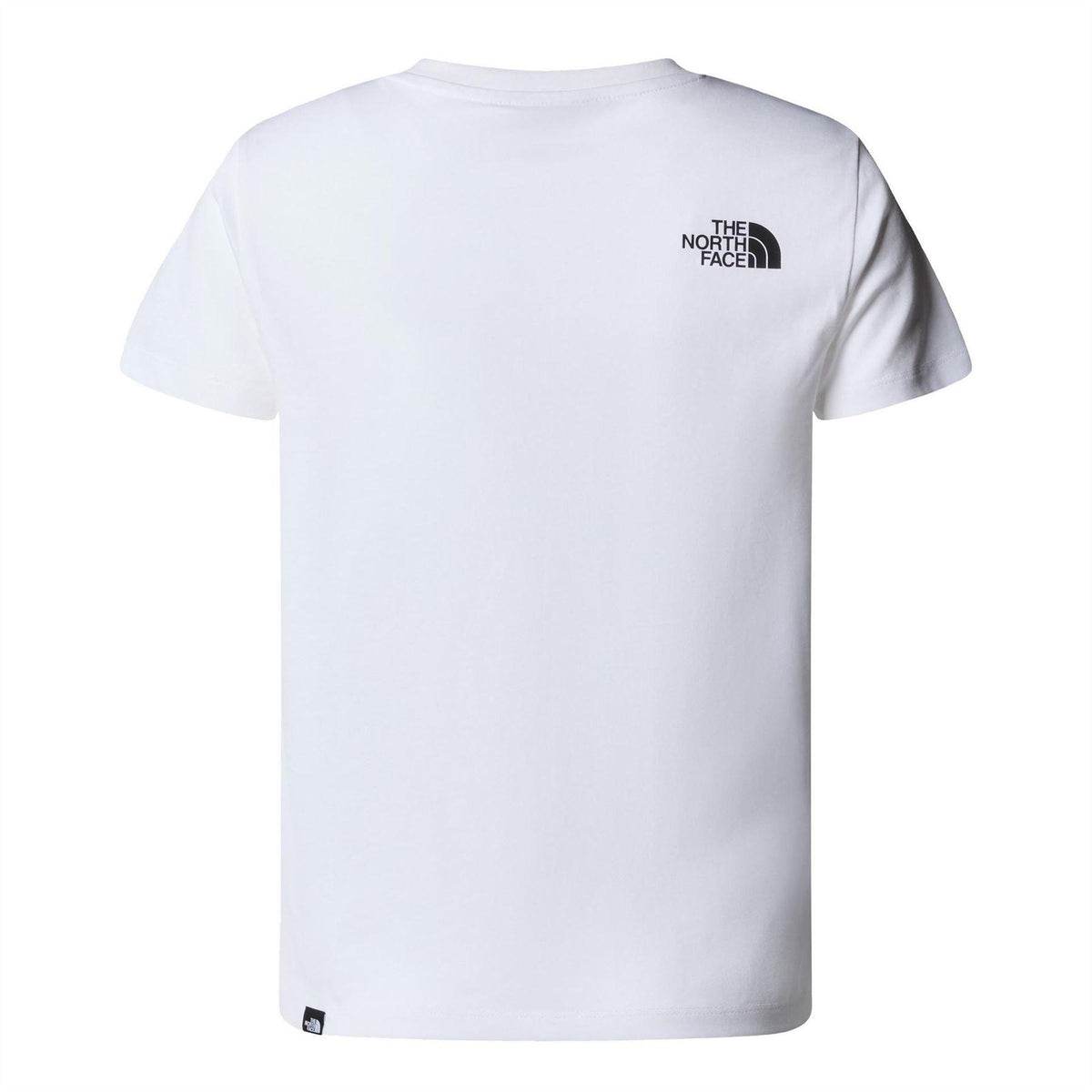 White - Back - The North Face Childrens-Kids Logo Short-Sleeved T-Shirt