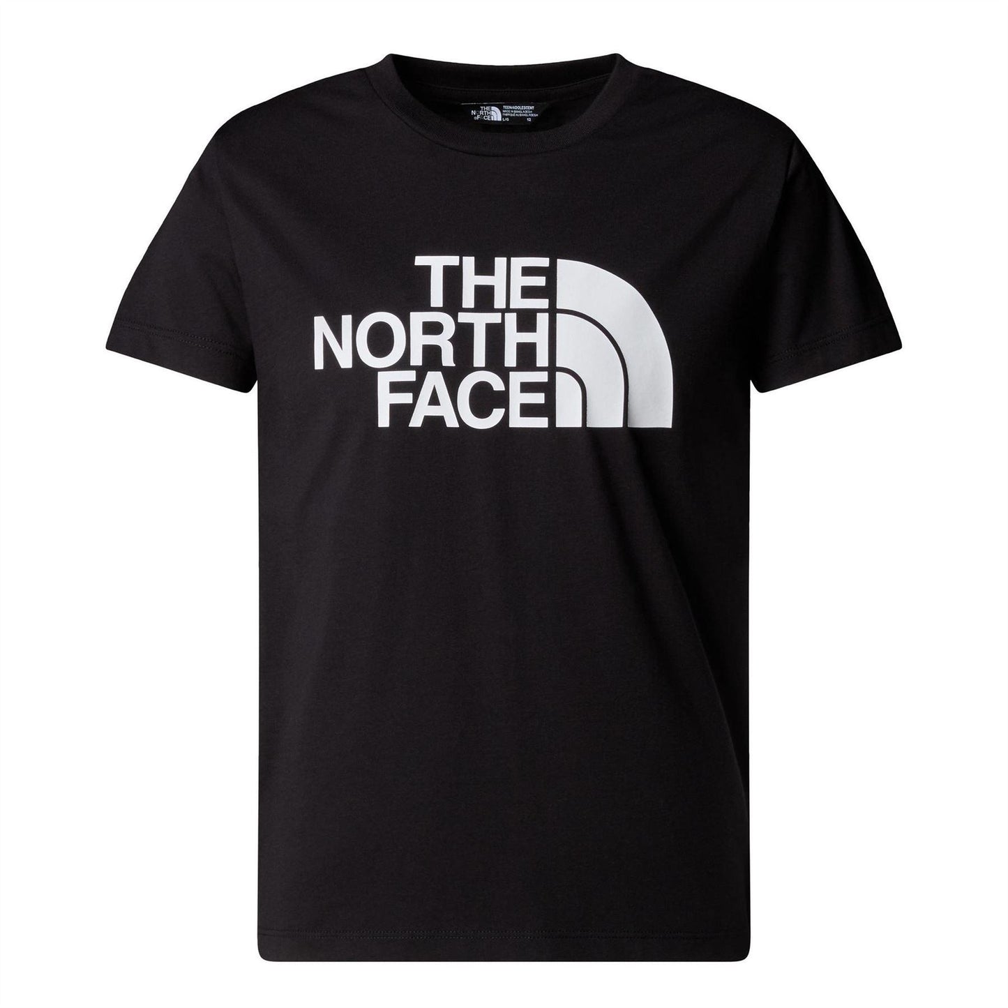 Black - Front - The North Face Childrens-Kids Logo Short-Sleeved T-Shirt
