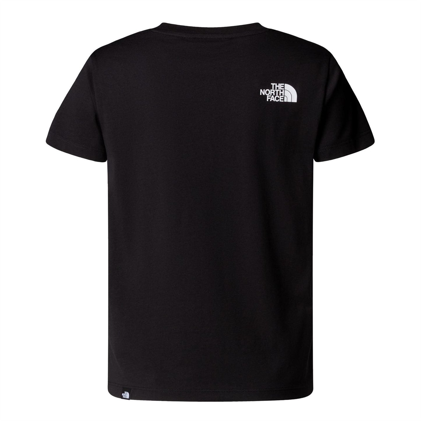 Black - Back - The North Face Childrens-Kids Logo Short-Sleeved T-Shirt