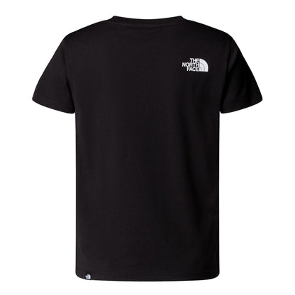 Black - Back - The North Face Childrens-Kids Logo Short-Sleeved T-Shirt