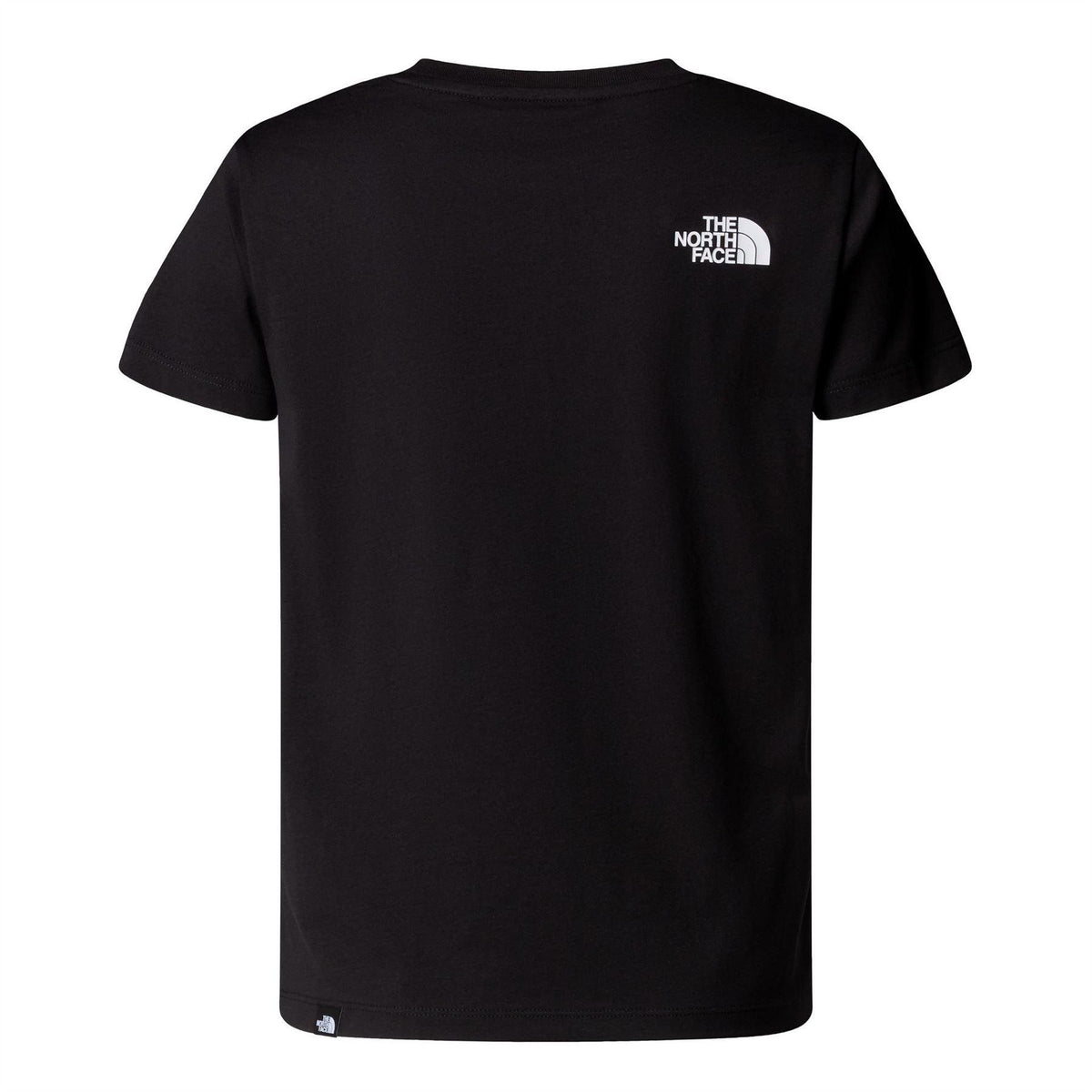 Black - Back - The North Face Childrens-Kids Logo Short-Sleeved T-Shirt