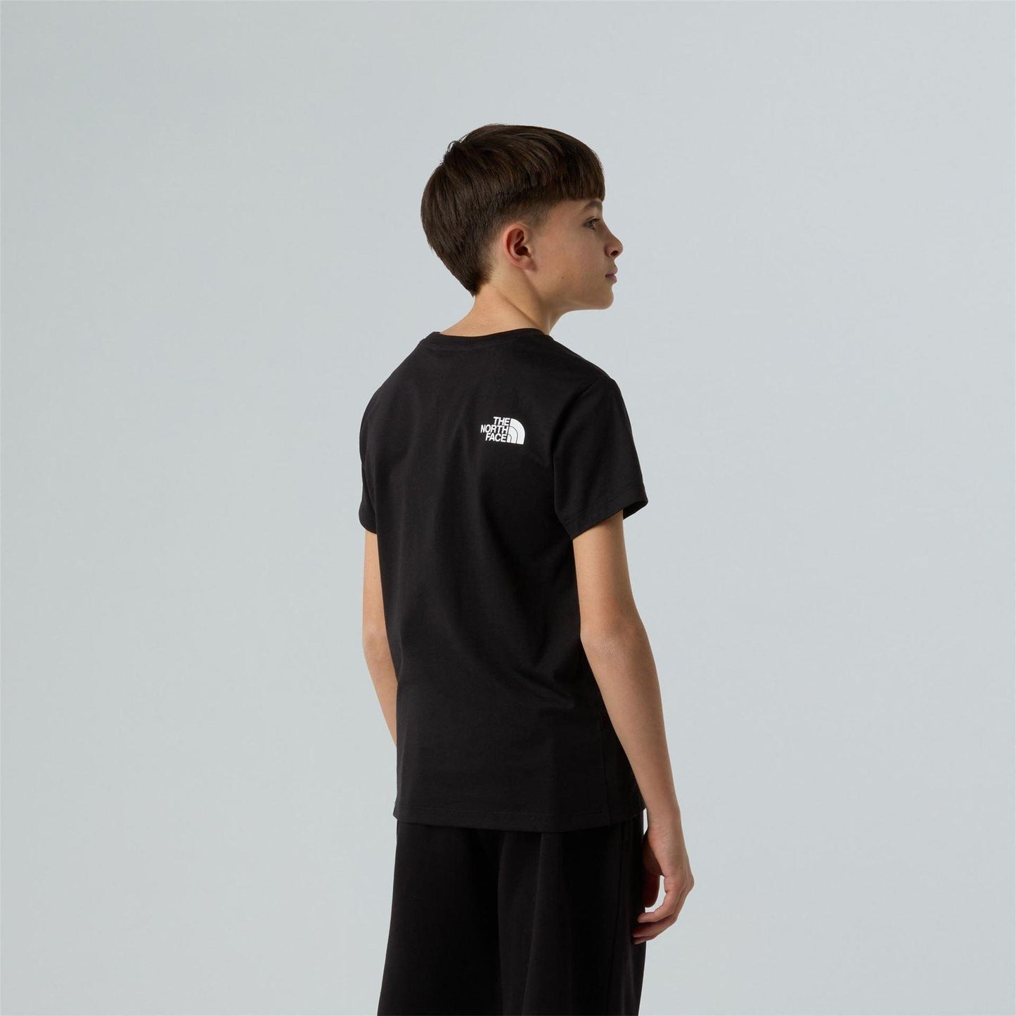 Black - Pack Shot - The North Face Childrens-Kids Logo Short-Sleeved T-Shirt