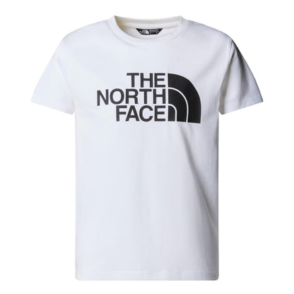 White - Front - The North Face Childrens-Kids Logo Short-Sleeved T-Shirt