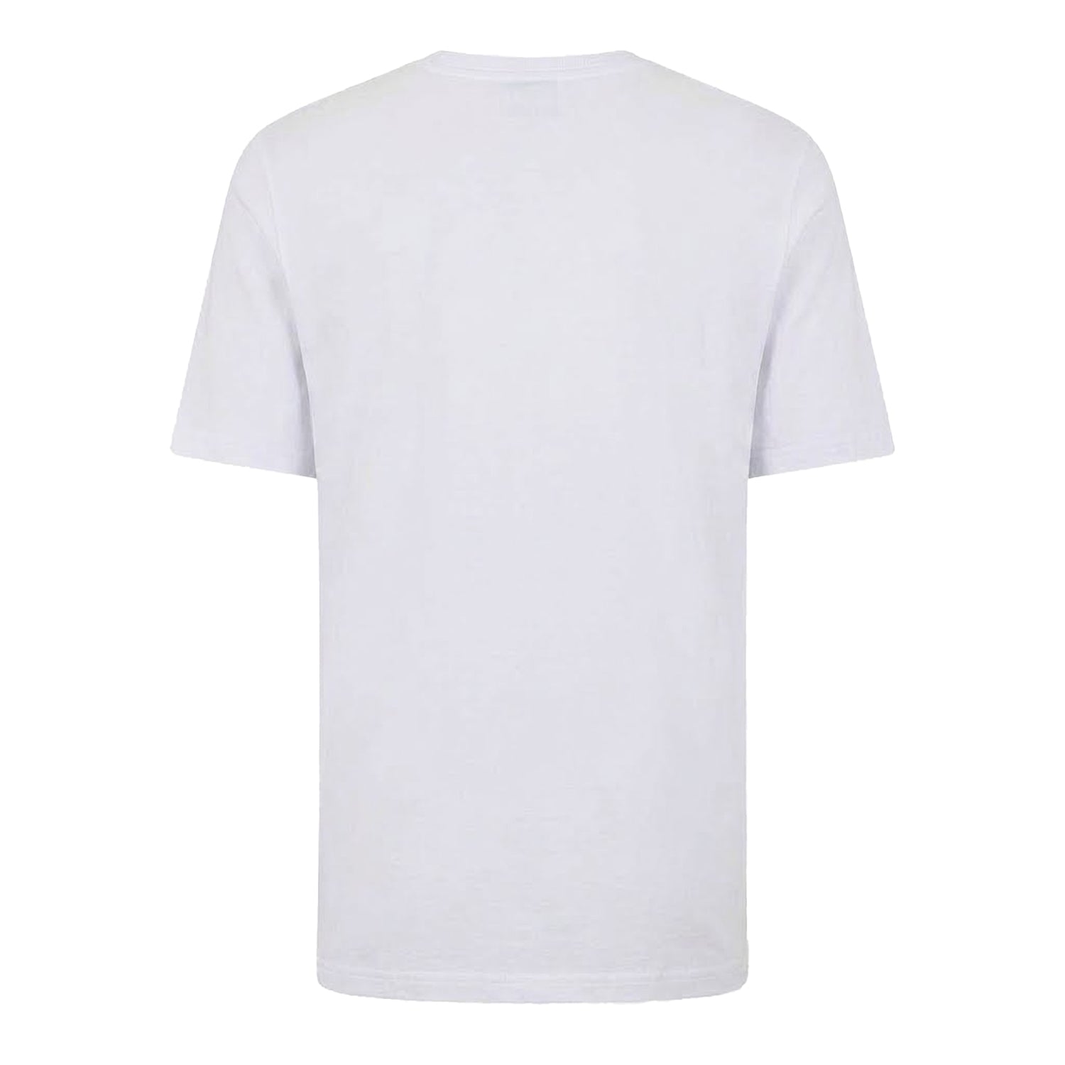White - Back - Boss Mens Lettering Logo T-Shirt