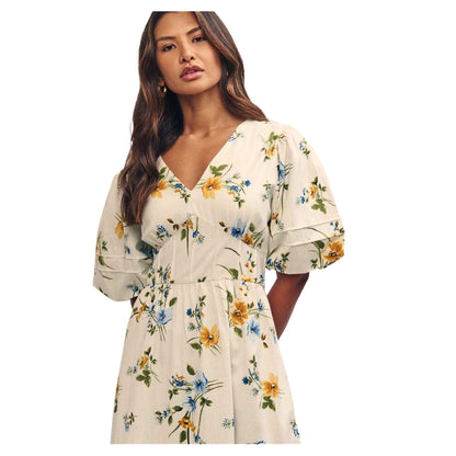 Multicoloured - Side - Nobody´s Child Womens-Ladies Clover Midi Dress