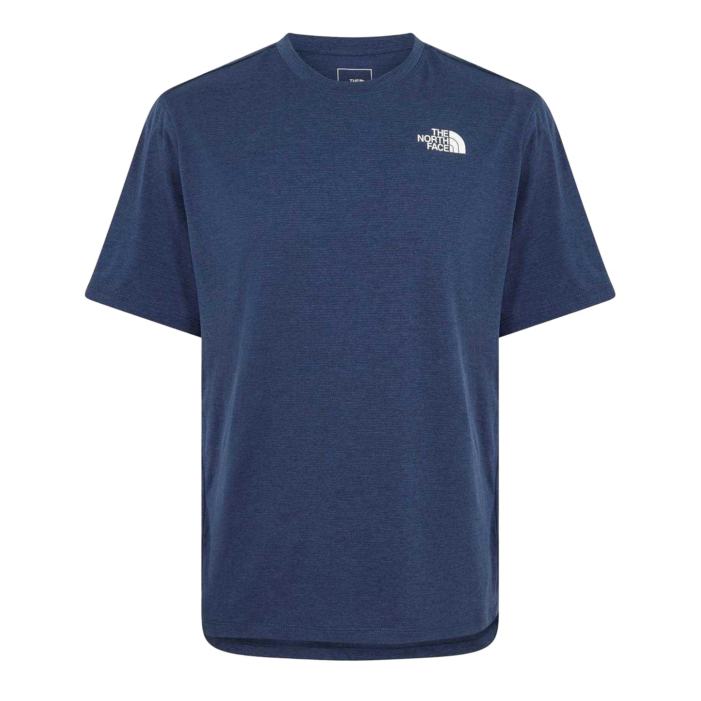 Navy Blue - Front - The North Face Mens Logo Crew Neck T-Shirt