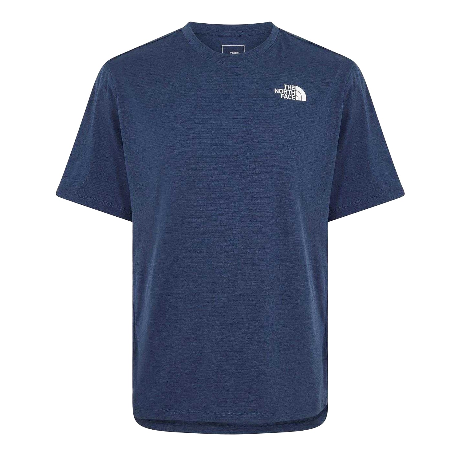 Navy Blue - Front - The North Face Mens Logo Crew Neck T-Shirt