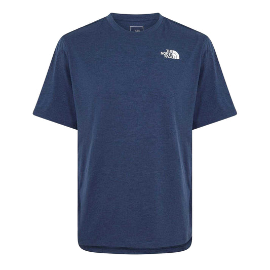 Navy Blue - Front - The North Face Mens Logo Crew Neck T-Shirt