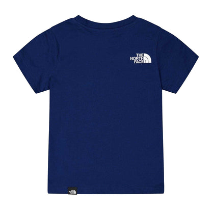 Estate Blue - Back - The North Face Childrens-Kids Easy Logo T-Shirt