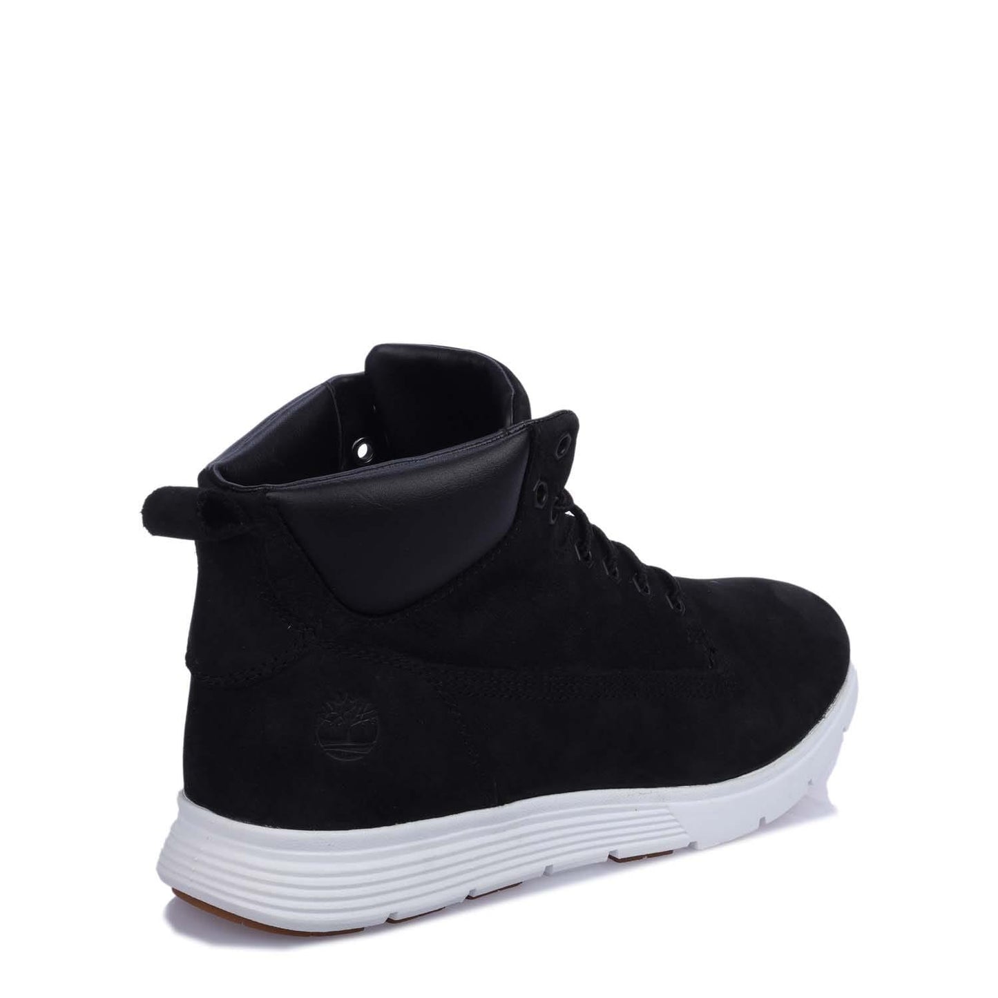Black-White - Side - Timberland Mens Killington Nubuck Mid Cut Boots