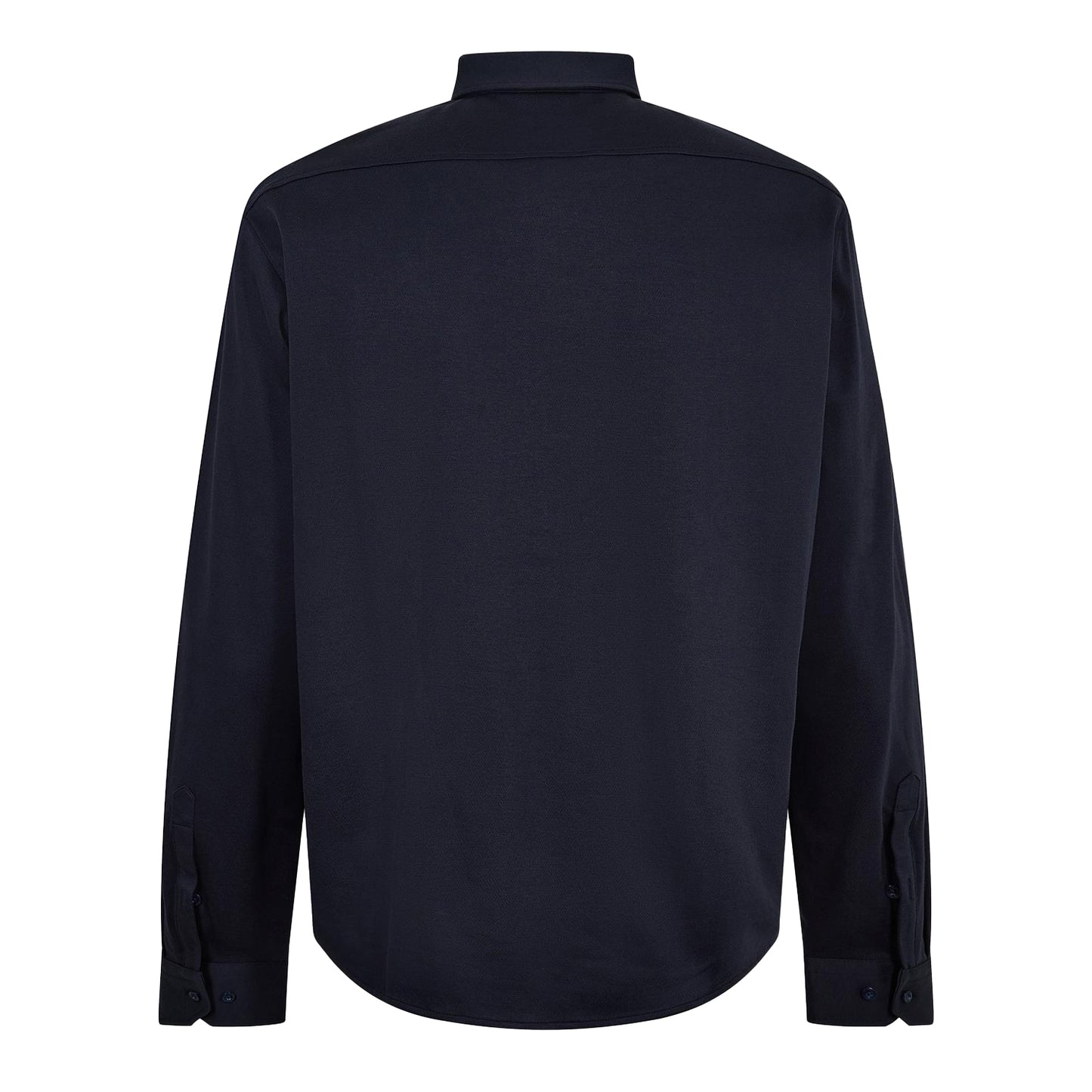 Dark Blue - Back - Boss Mens Motion Logo Cotton Shirt