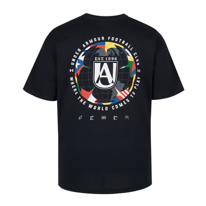 Black - Back - Under Armour Mens GFB Performance T-Shirt