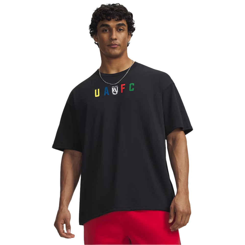 Black - Side - Under Armour Mens GFB Performance T-Shirt